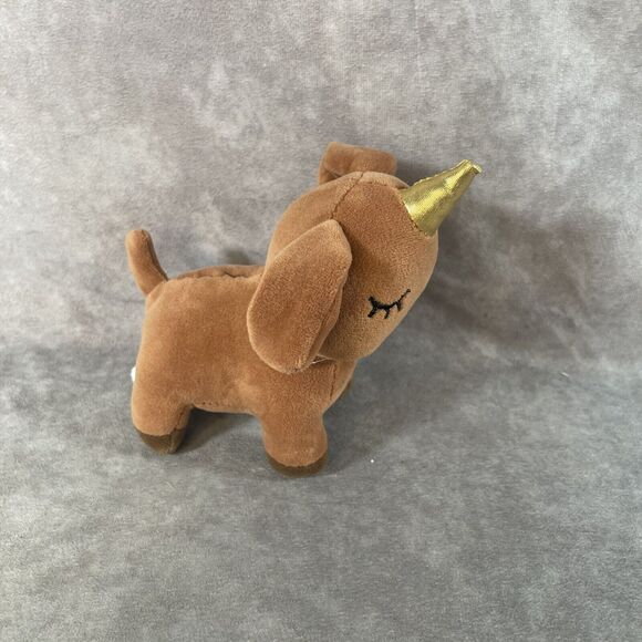 Lot Of (3) Snug a Babies Unicorn Gold Horn Mini  Plush Stuffed Animals - Picture 5 of 11